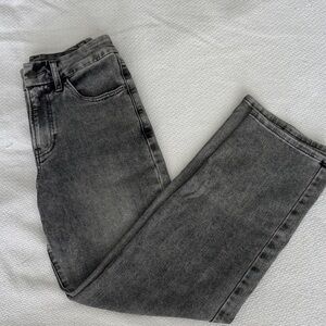 Express High Rise Straight Ankle FlexX Jeans